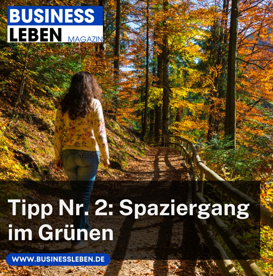 Tipp Nr. 2: Spaziergang im Grünen