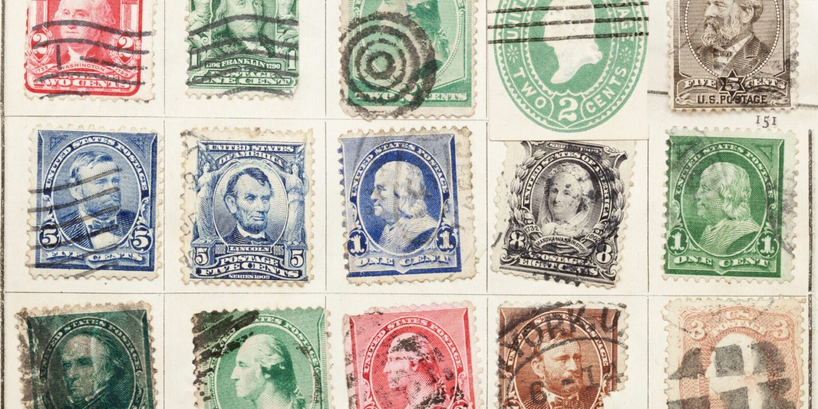 Seltene Briefmarken aus den USA