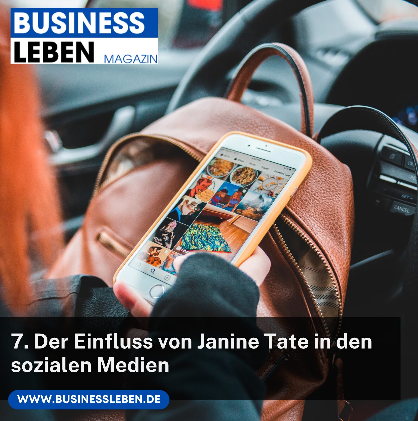 7. Der Einfluss von Janine Tate in den sozialen Medien