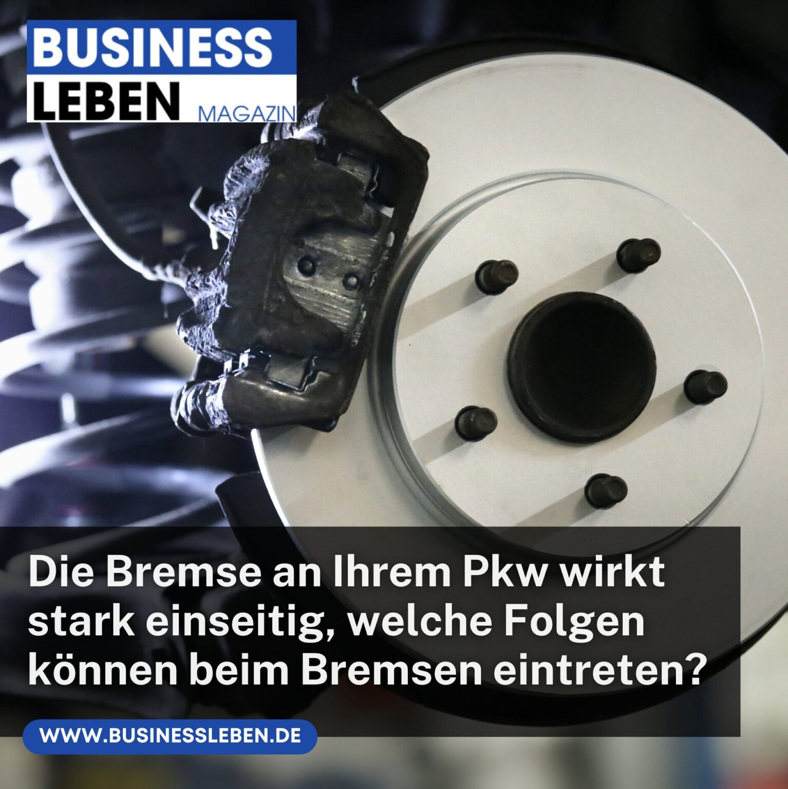 Die Bremse An Ihrem Pkw Wirkt Stark Einseitig