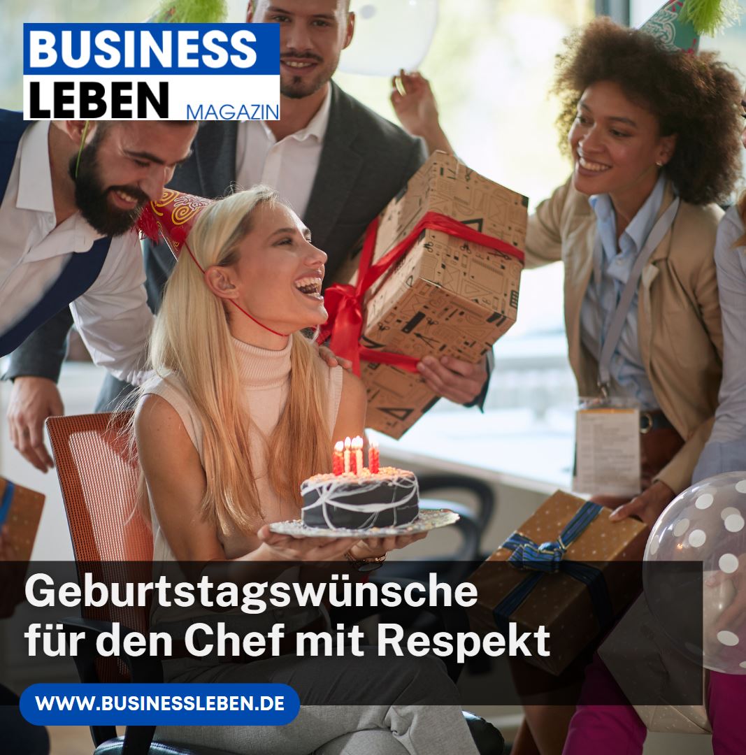 Geburtstagswünsche für den Chef mit Respekt