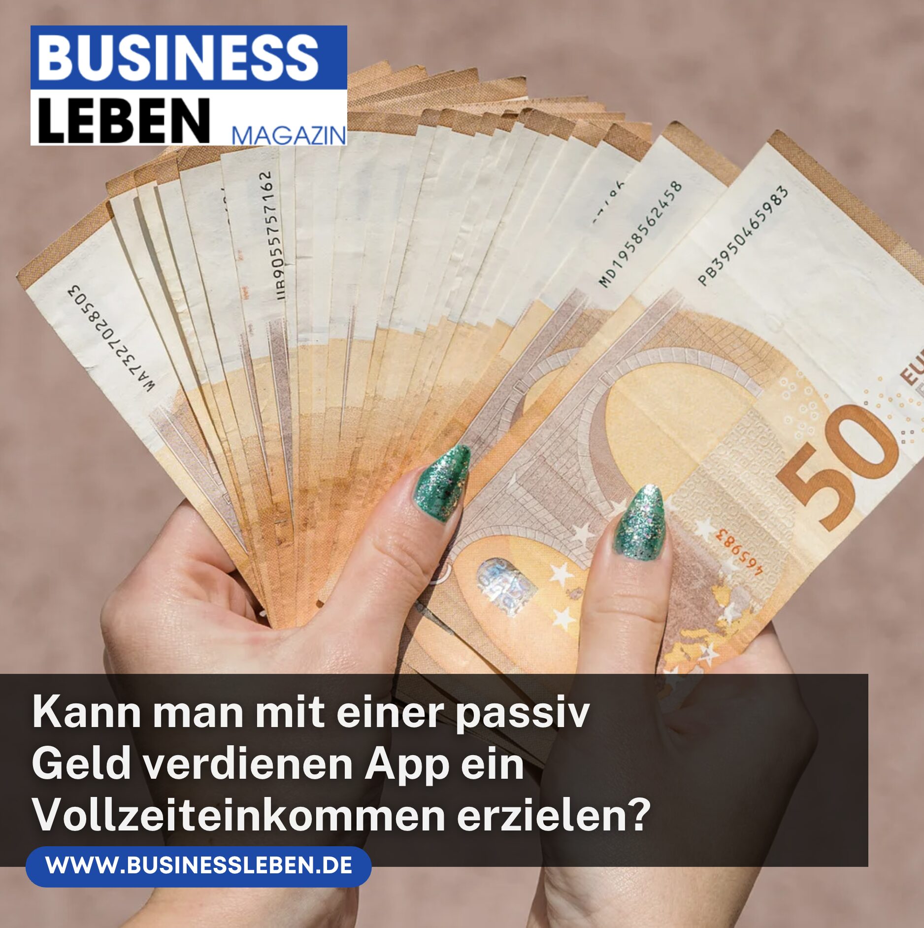 Kann man mit einer passiv Geld verdienen App ein Vollzeiteinkommen erzielen?