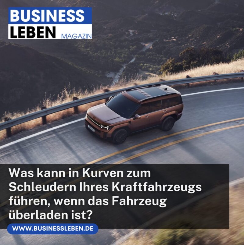 Was kann in Kurven zum Schleudern Ihres Kraftfahrzeugs führen?