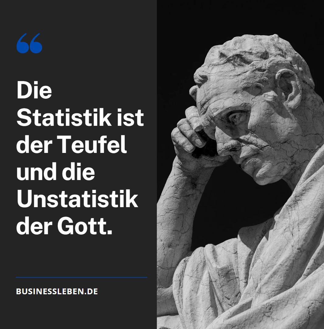 „Die Statistik ist der Teufel und die Unstatistik der Gott.“