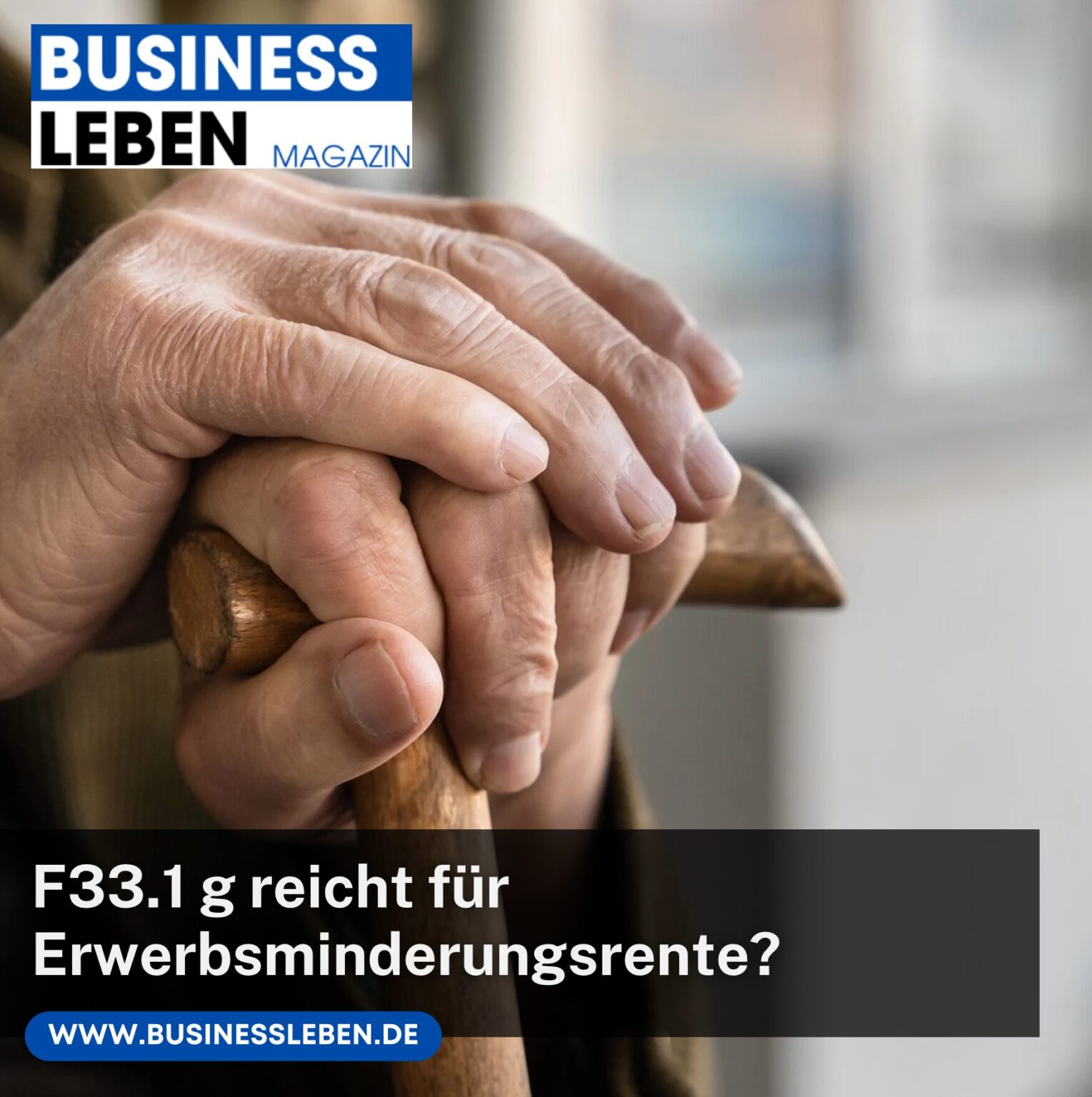 F33.1 g reicht für Erwerbsminderungsrente