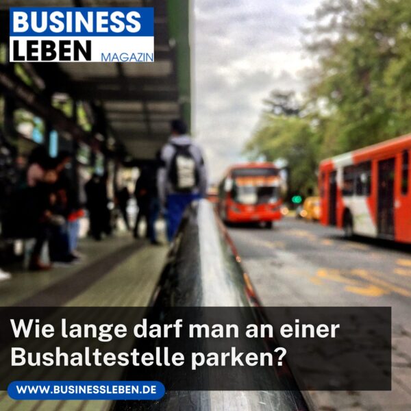 Wie weit vor und hinter einem Haltestellenschild dürfen sie nicht parken