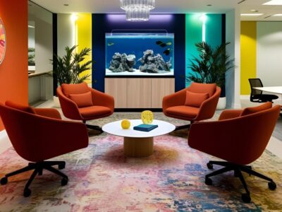 Aquarium im Büro