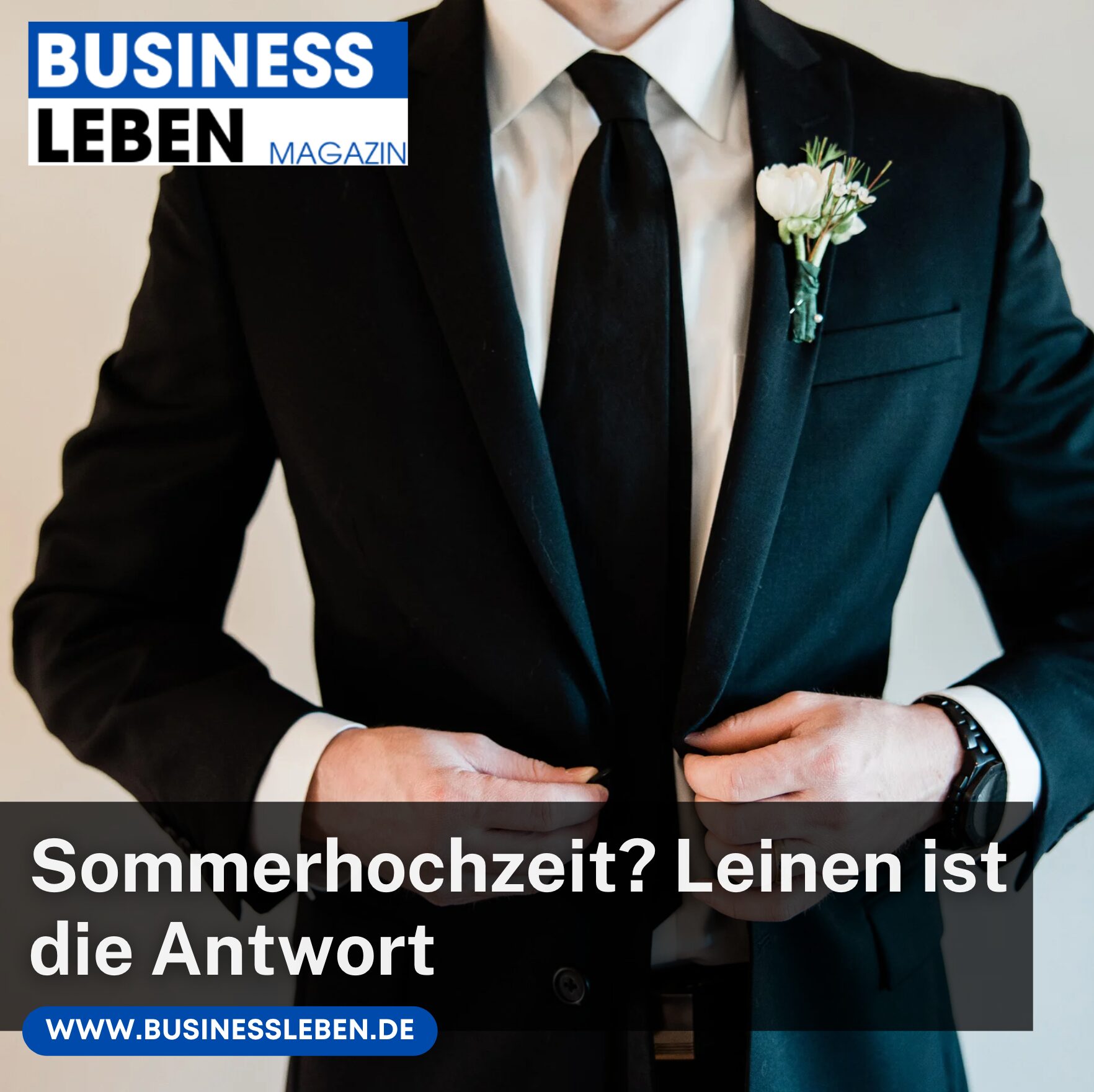 Sommerhochzeit? Leinen ist die Antwort