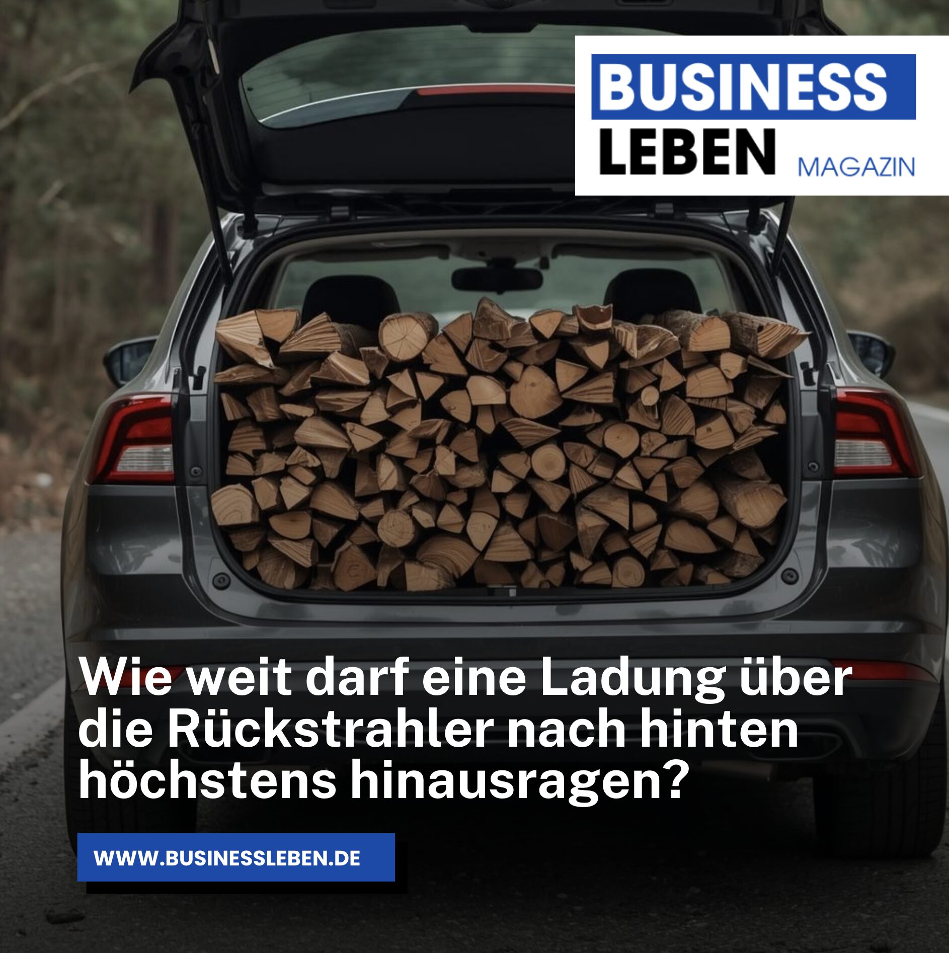 Wie weit darf eine Ladung über die Rückstrahler nach hinten höchstens hinausragen? Wie weit darf eine Ladung über die Rückstrahler nach hinten höchstens hinausragen?