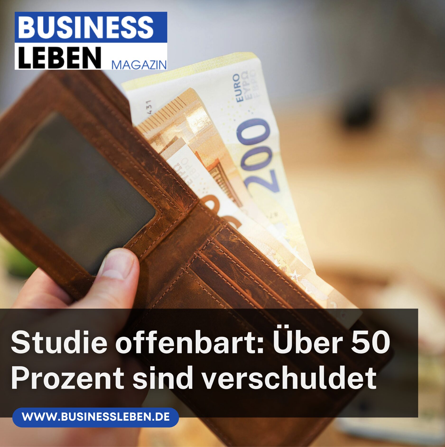 Studie offenbart: Über 50 Prozent sind verschuldet