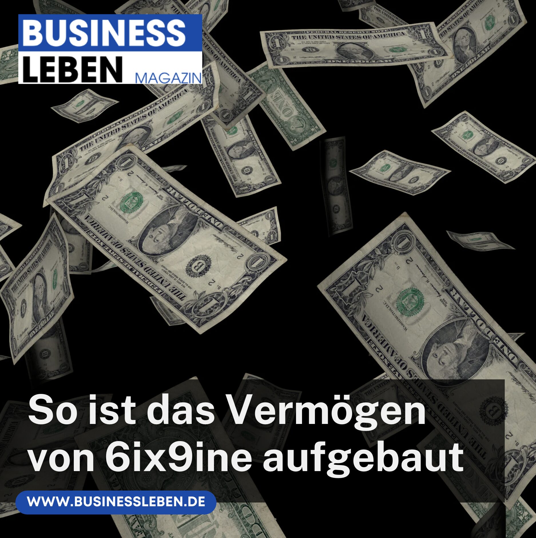 So ist das Vermögen von 6ix9ine aufgebaut
