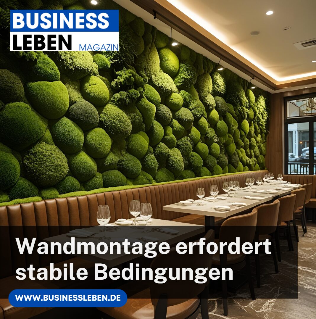 mooswand wandmontage