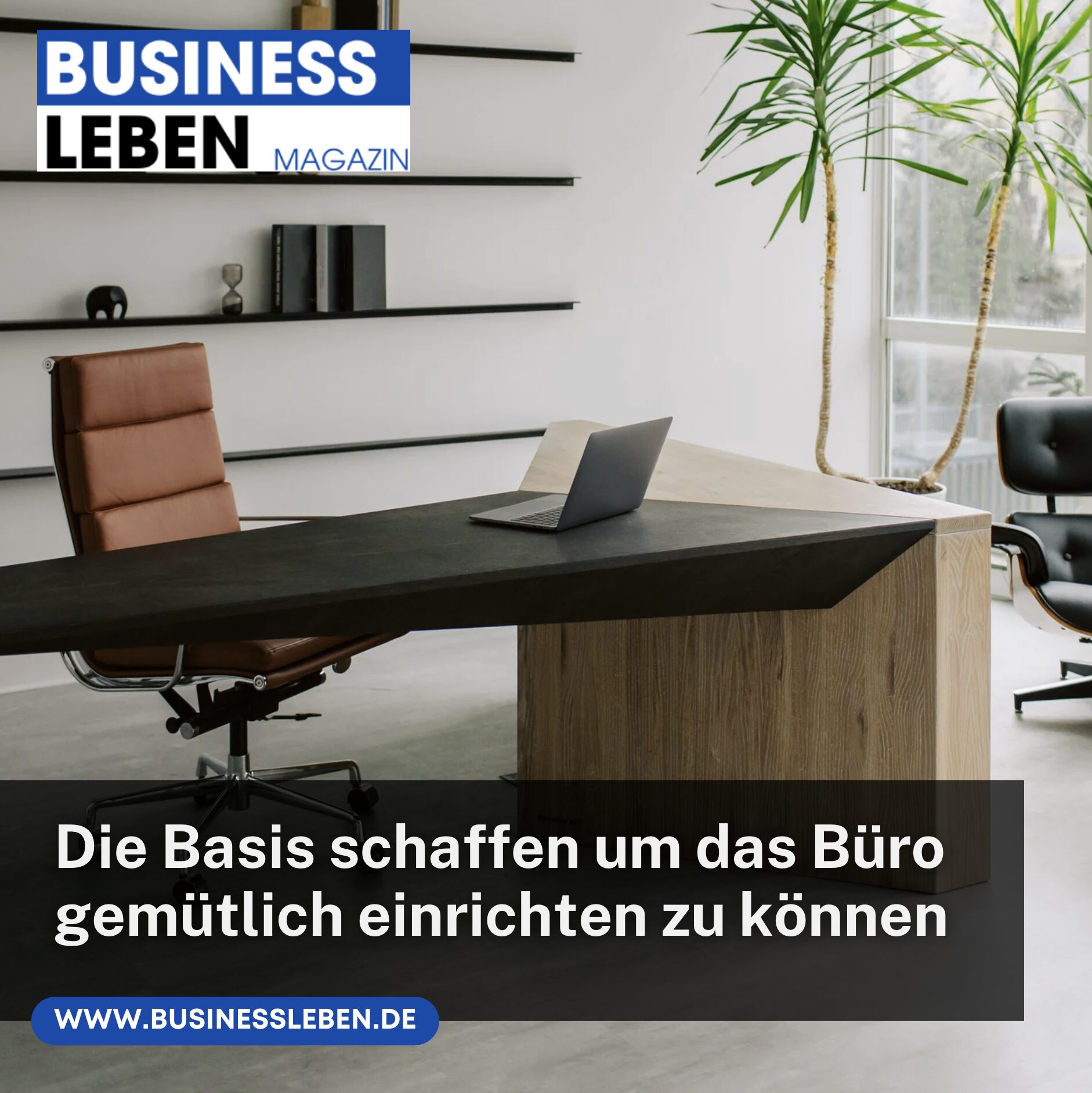 Die Basis schaffen um das Büro gemütlich einrichten zu können