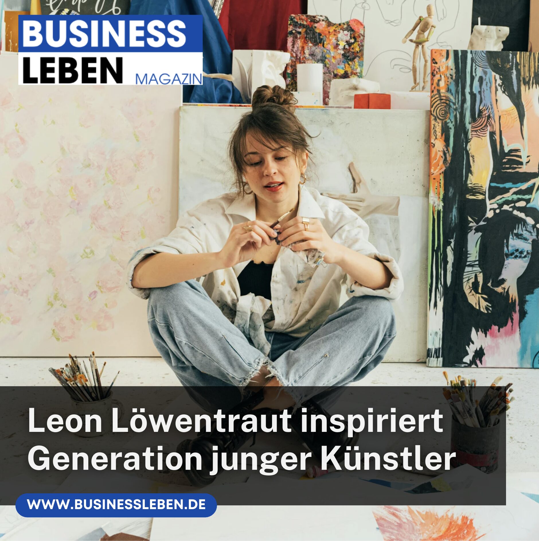Leon Löwentraut inspiriert eine neue Generation junger Künstler