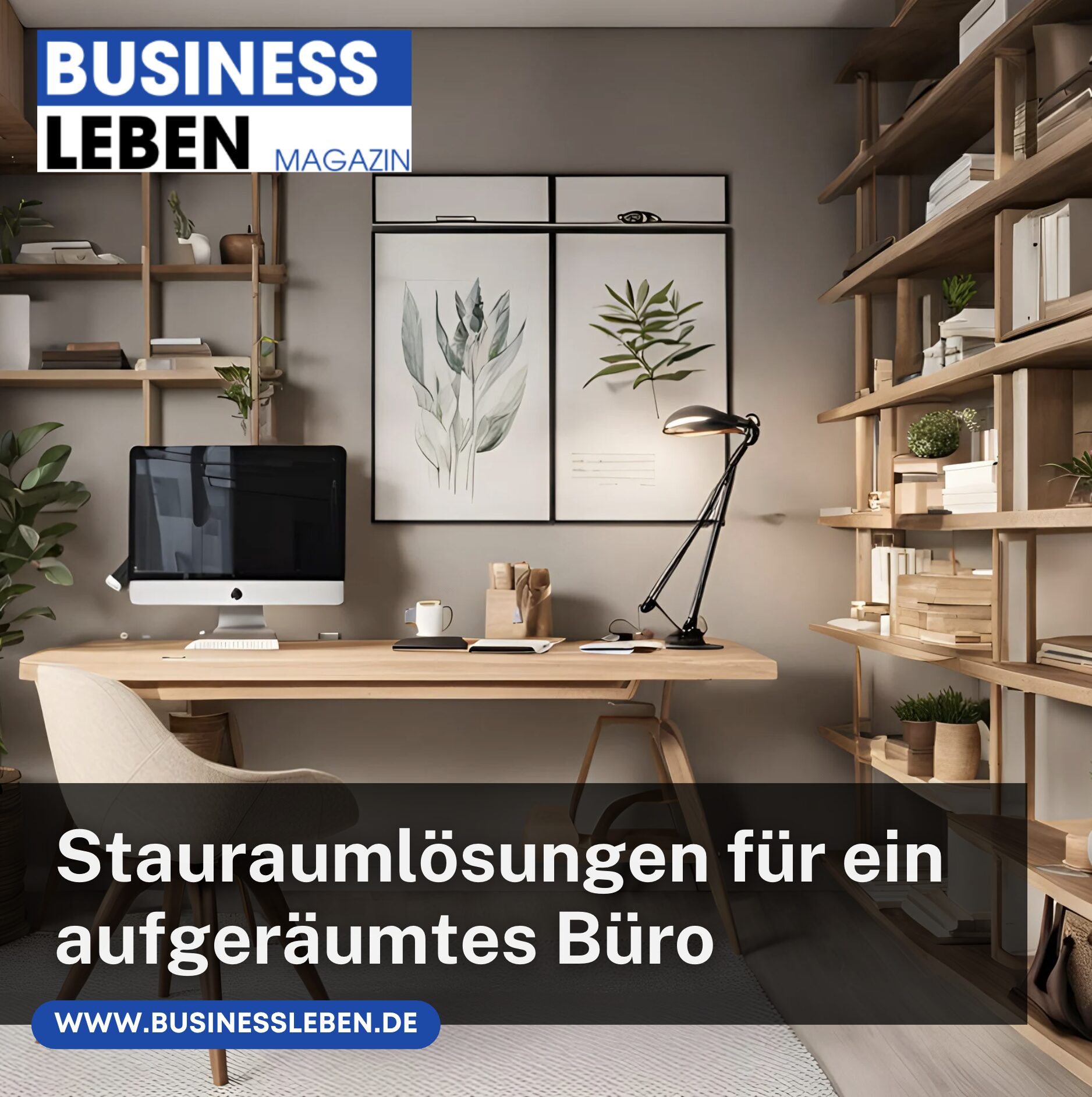 Stauraumlösungen für ein aufgeräumtes Büro