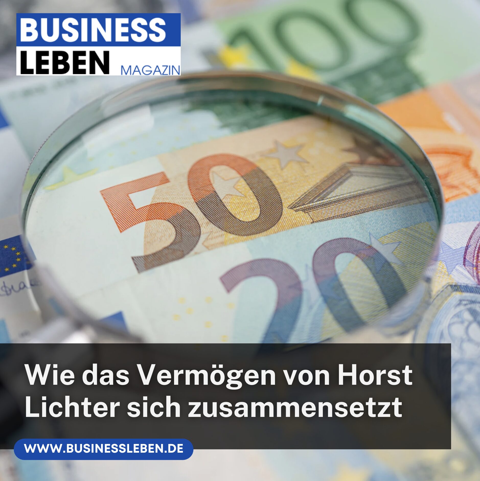 Wie das Vermögen von Horst Lichter sich zusammensetzt