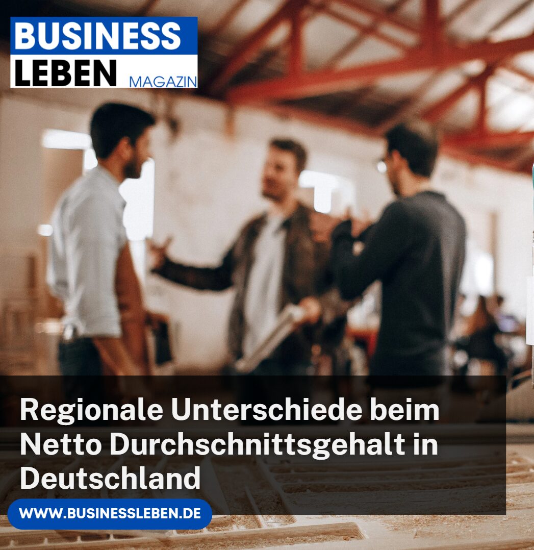 Regionale Unterschiede beim Netto Durchschnittsgehalt in Deutschland