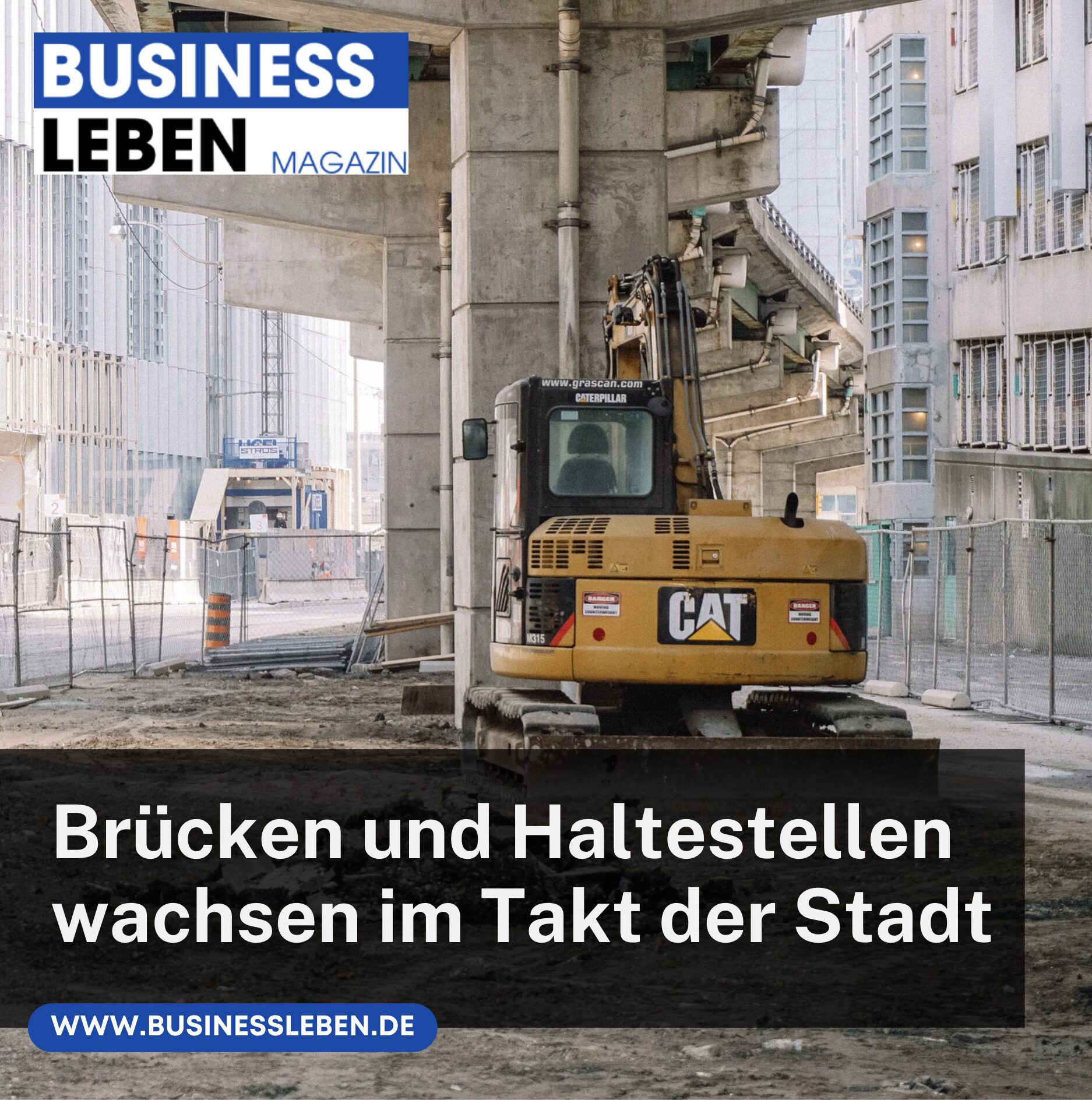 Brücken und Haltestellen wachsen mit Infrastruktur