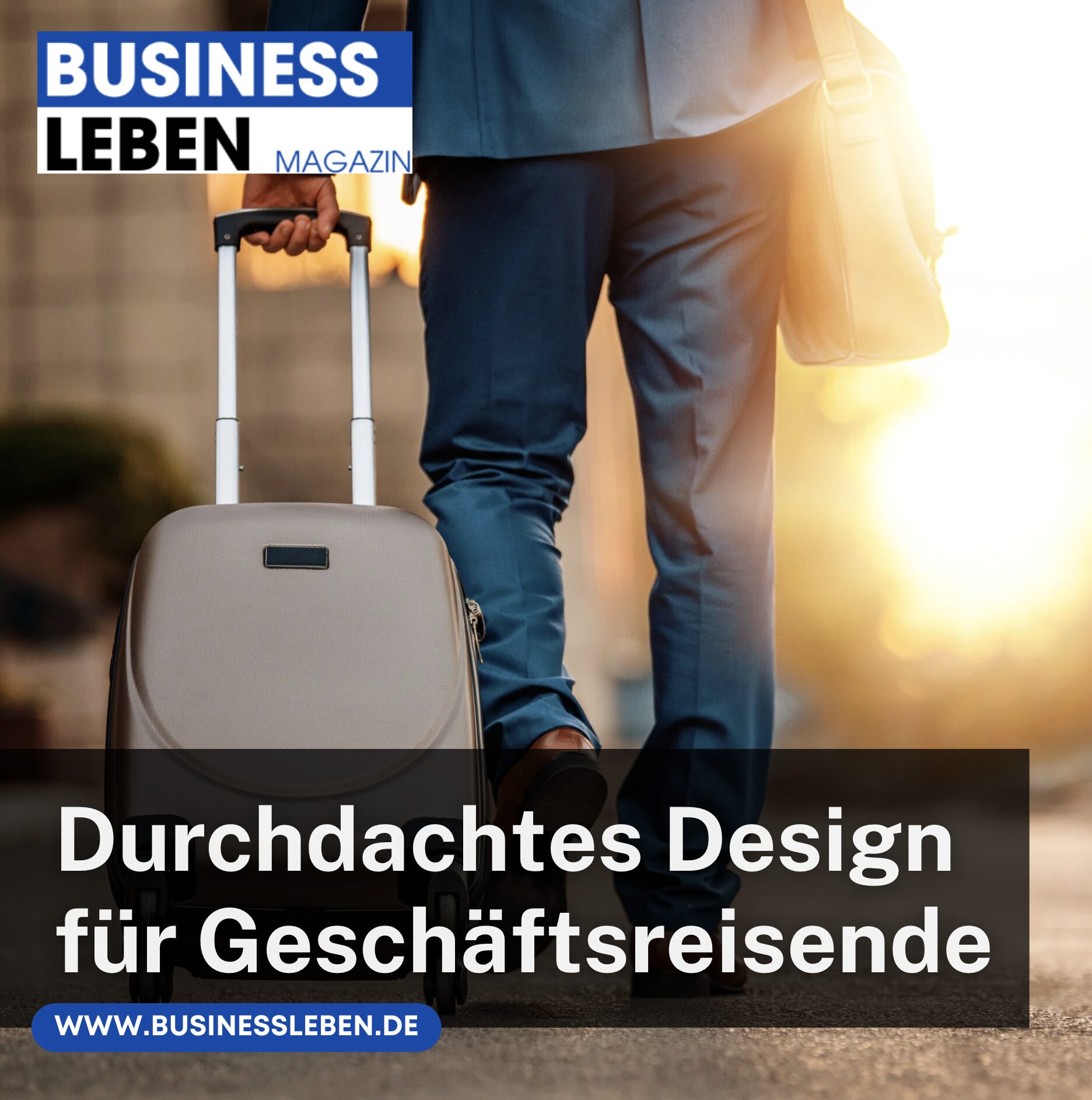Durchdachtes Design für Geschäftsreisende