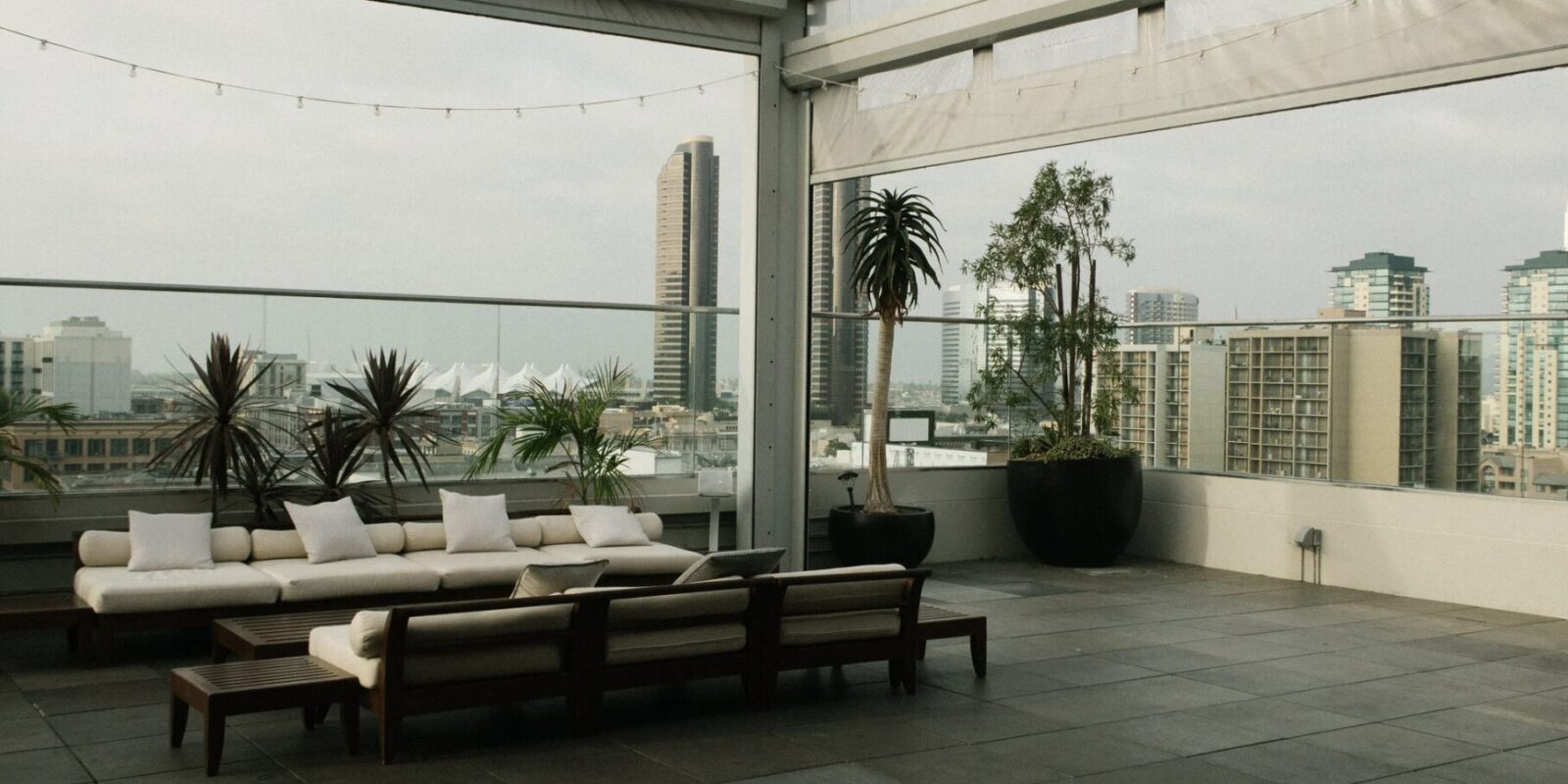 Faltdächter Fachterasse