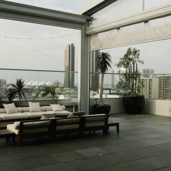 Faltdächter Fachterasse