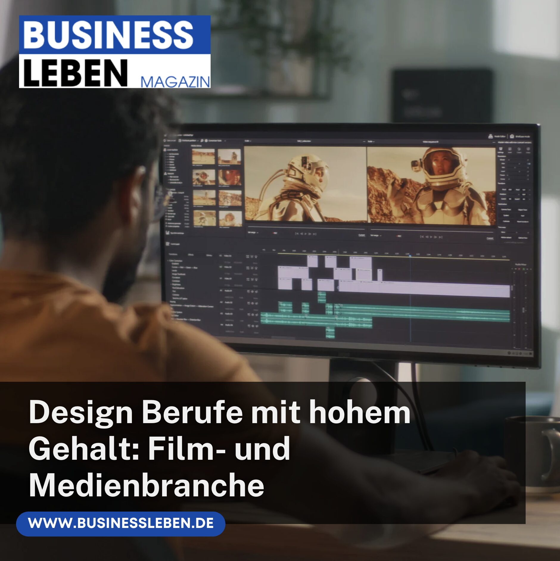 Design Berufe mit hohem Gehalt: Film- und Medienbranche