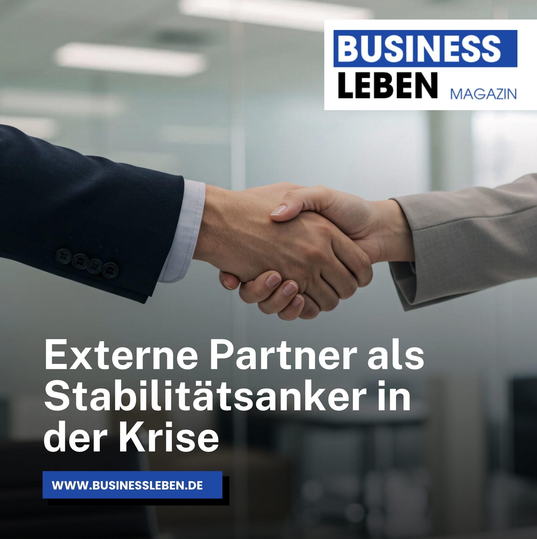 Externe Partner als Stabilitätsanker in der Krise Externe Partner als Stabilitätsanker in der Krise