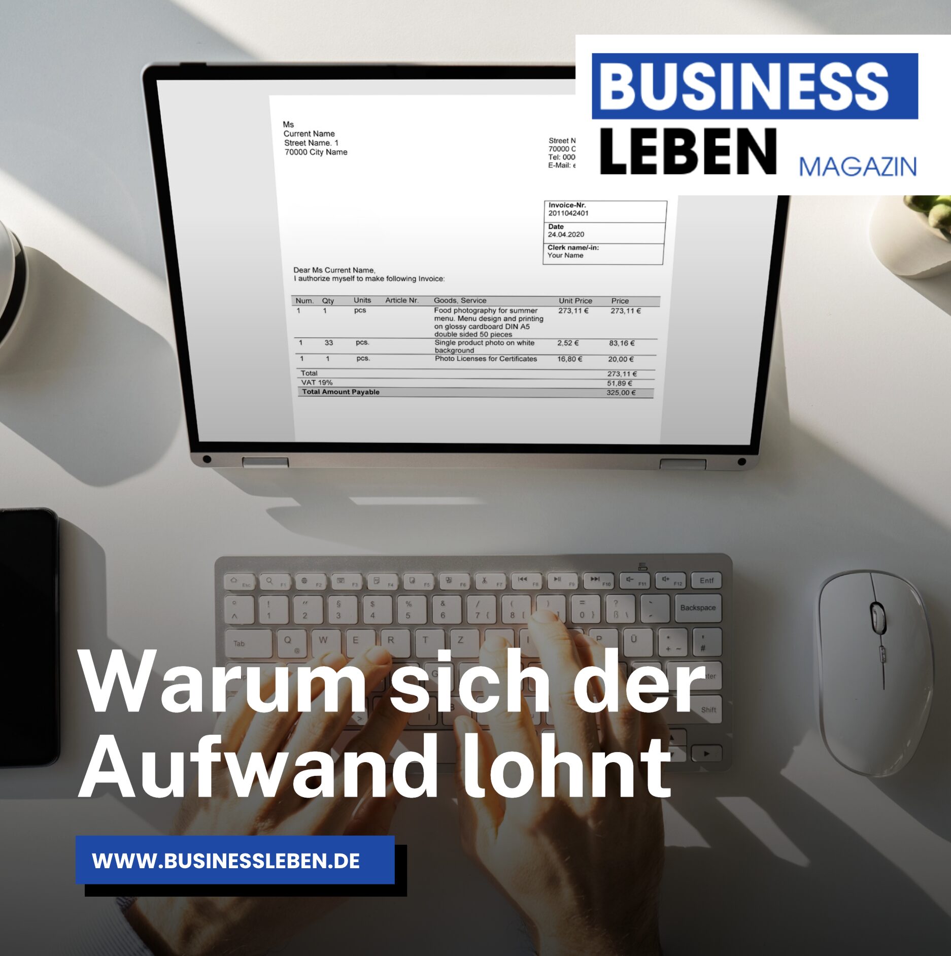 Warum sich der Aufwand lohnt Warum sich der Aufwand lohnt