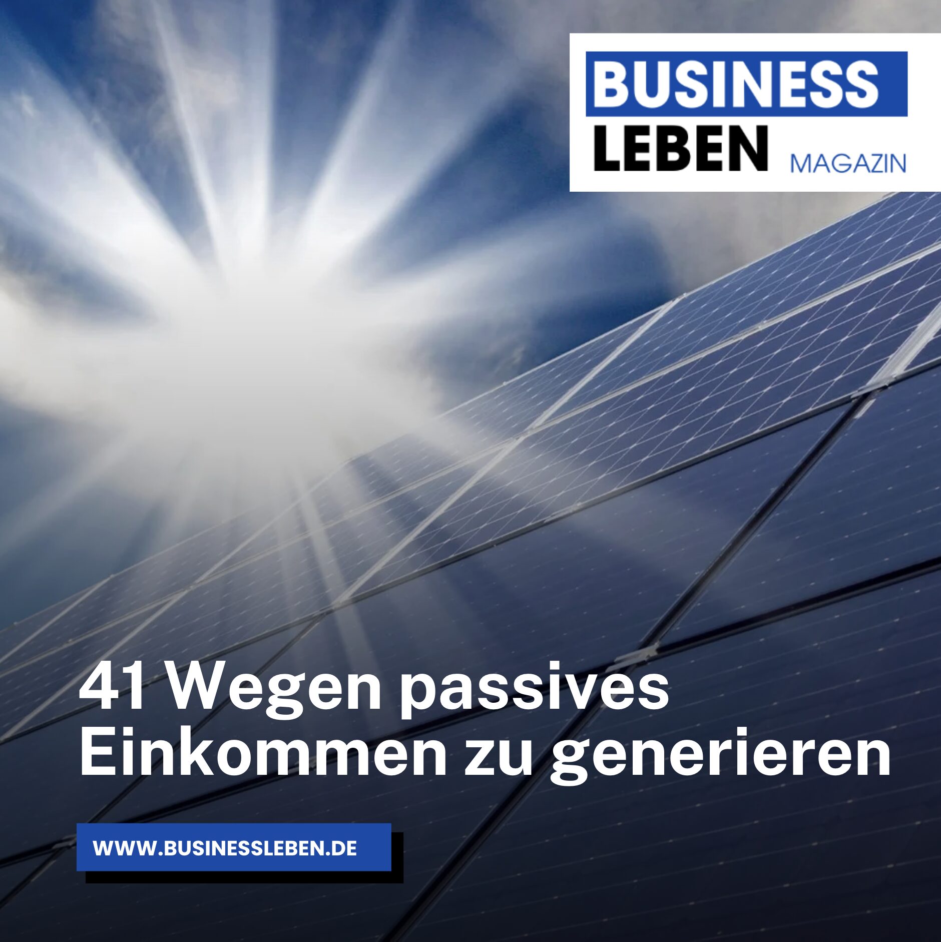 41 Wegen passives Einkommen zu generieren 41 Wegen passives Einkommen zu generieren