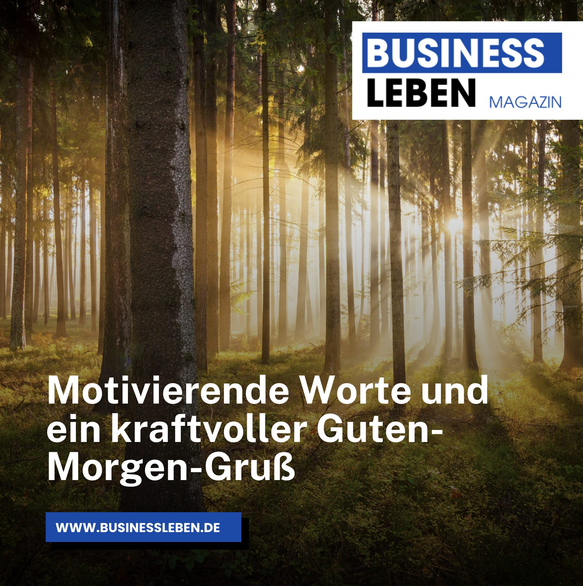 Motivierende Worte und ein kraftvoller Guten-Morgen-Gruß Motivierende Worte und ein kraftvoller Guten-Morgen-Gruß