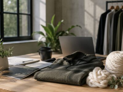 Nachhaltige Arbeitsmode mit Merinowolle