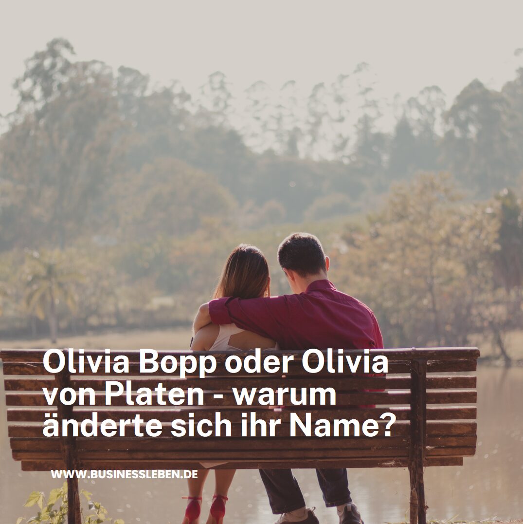 Wer ist der Ehemann von Olivia Bopp? Wer ist der Ehemann von Olivia Bopp?