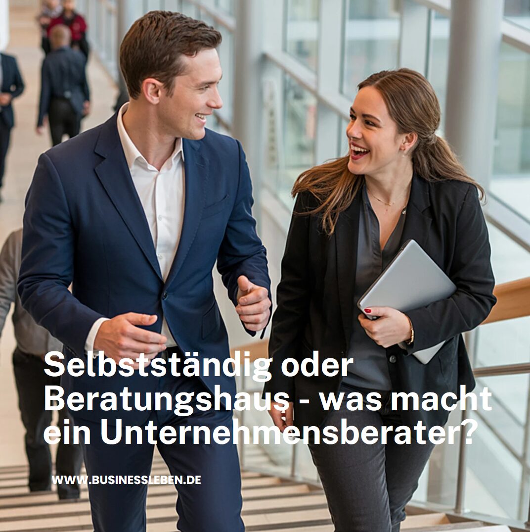 Selbstständig oder Beratungshaus - was macht ein Unternehmensberater? Selbstständig oder Beratungshaus - was macht ein Unternehmensberater?
