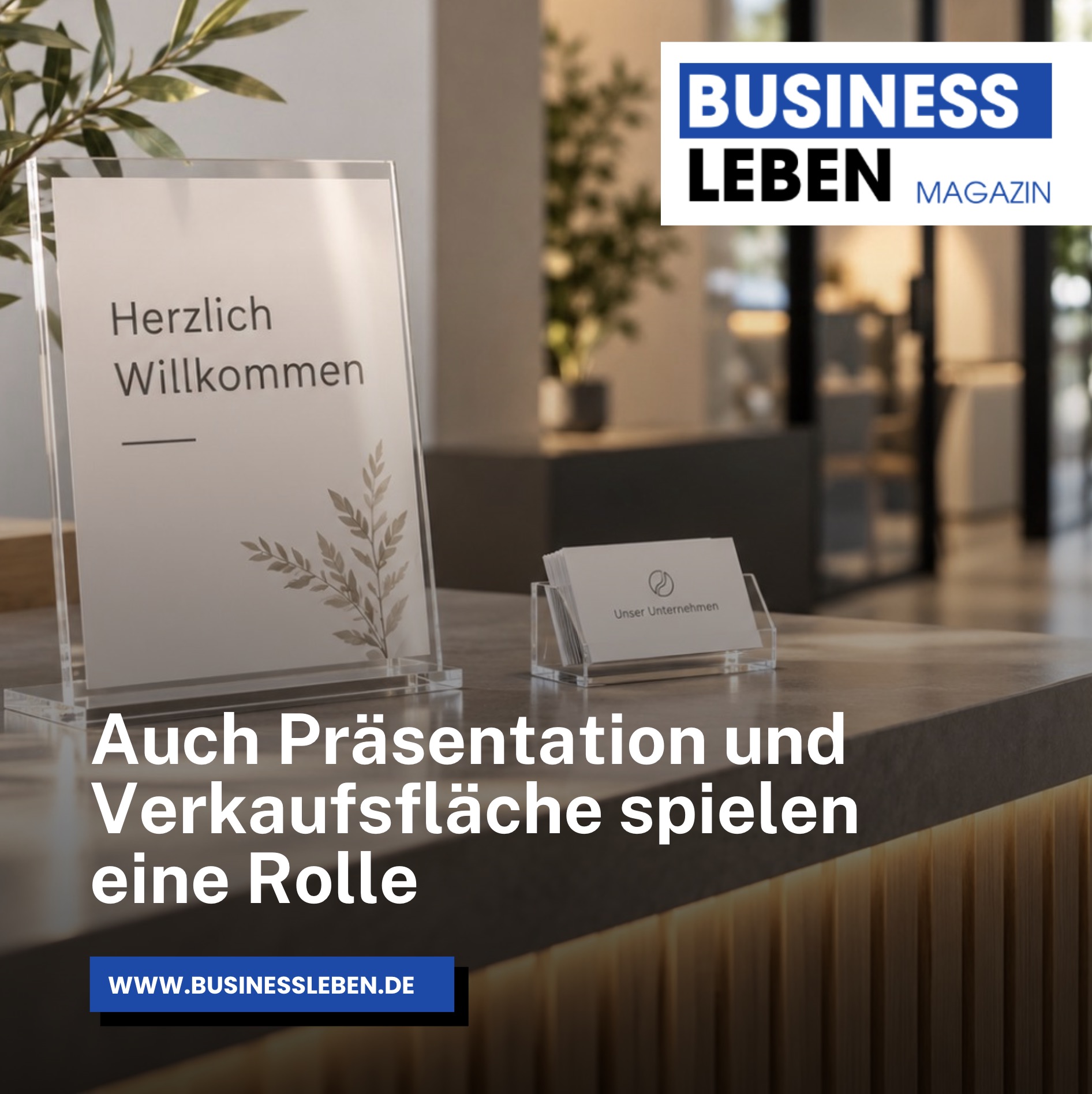 Auch Präsentation und Verkaufsfläche spielen eine Rolle Auch Präsentation und Verkaufsfläche spielen eine Rolle