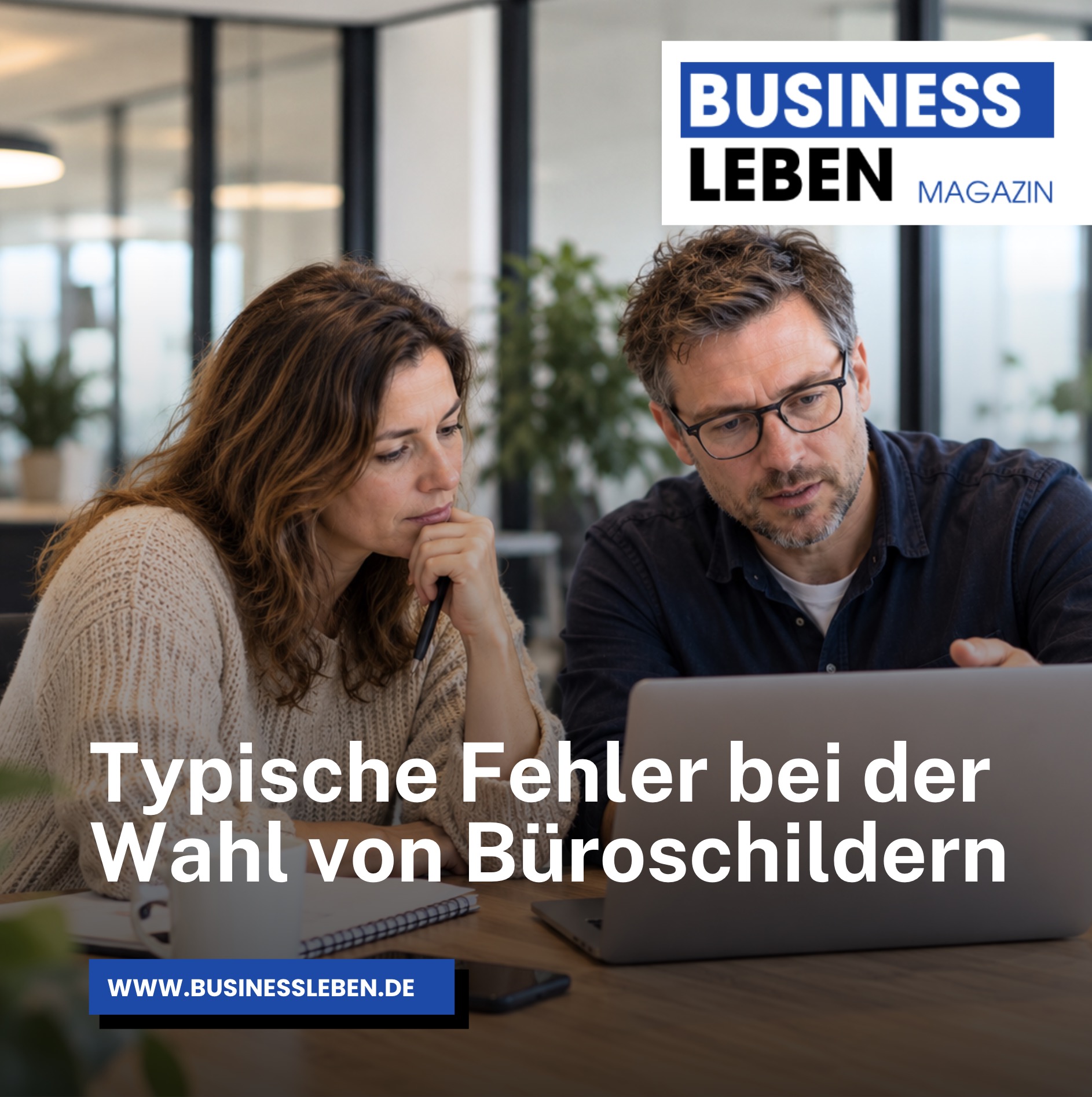 Typische Fehler bei der Wahl von Büroschildern Typische Fehler bei der Wahl von Büroschildern